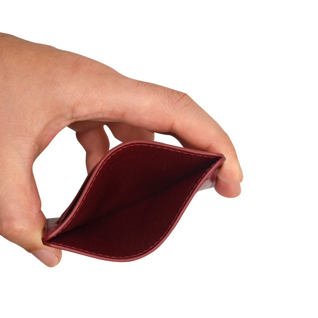 Burgundy Handmade Luxury Cardholder